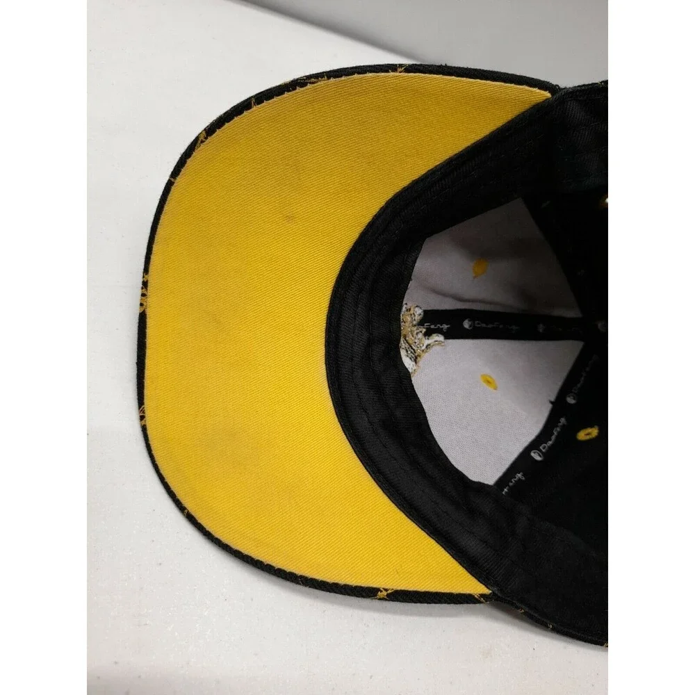 The Strip Las Vegas For Lakers Cap Hat Skulls Crown Dominoes black Yellow